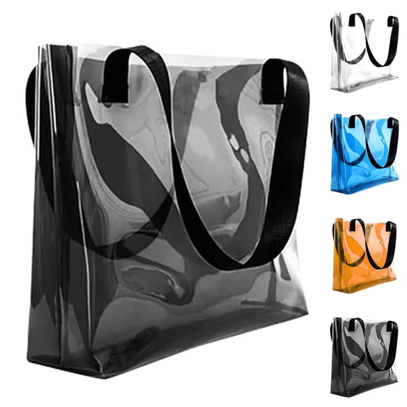 ibiyuan Clear Tote Bag Large Clear Purse for Women Transparent Crossbody Bag for Concert,Work,Beach,Sport