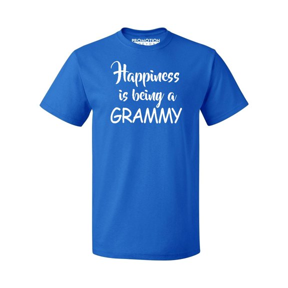 Happiness Is Being A Grammy Men's T-shirt, M, Royal