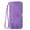Purple, variant on Feishell Case For Samsung Galaxy A16 5G,Embossed Premium PU Leather Wallet Flip Cover Card Slots Zipper Pocket Kickstand with Wrist Strap,Magnetic Closure Handbag Shockproof Cover, Purple