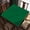 Green, variant on Mahjong Mat for Table, Anti Slip Noise Reduction Multi Purpose Padded Board Game Table Mat for American Mahjong, with Rubber Backing and Carrying Bag, Solid Color (Green,31.50" x 31.50")