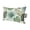 Olive, Forest, Moss, variant on Teal Blue Palm Leaves Outdoor Pillows for Chaise Lounge Chair Waterproof Lumbar Pillows with Insert&Adjustable Elastic Strap Beach Headrest Pillow Tropical Botanical Summer Pillow for Pool 11"x16"