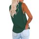 thumbnail image 3 of Camisetas sin mangas con cuello en V camisetas sin mangas para mujer camisa delgada cuello en V sin mangas camiseta sin mangas color sólido casual ajuste holgado ANGGREK Otros, 3 of 4