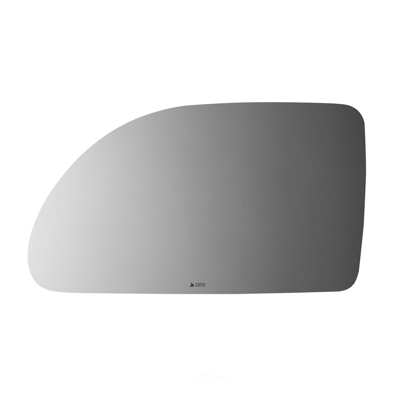 Burco Side View Mirror Replacement Glass - Clear Glass - 2955