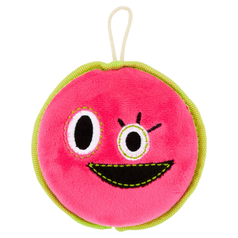 Vibrant Life Fetch Buddy Happy Face Disc Dog Toy, Character May Vary