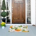 thumbnail image 5 of Yayeee Doormat for Indoor Entrance 32" x 20" Non Slippery Floor Rug, Floral Watercolor Oranges, 5 of 8
