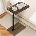 thumbnail image 5 of MINGYI C Table End Table Adjustable Height, C Shaped Side Tables  for Small Spaces, Couch Tables that Slide under for living room  bedroom (Walnut Brown), 5 of 9