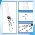 thumbnail image 6 of Key Fob Cover Compatible with Mazda 3 6 8 CX-3 CX-5 CX-7 CX-9 Miata MX-5 RX-8 Keychain Case Holder Protector,Gold-white, 6 of 6