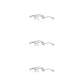 thumbnail image 1 of Gafas de medio marco Qarigey protección para los ojos lentes lisos de lectura Negro, 1 of 6