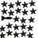 thumbnail image 1 of Tiras adhesivas antideslizantes para ducha y bañera, color negro, calidad superior, 24 Uds., 1 of 5