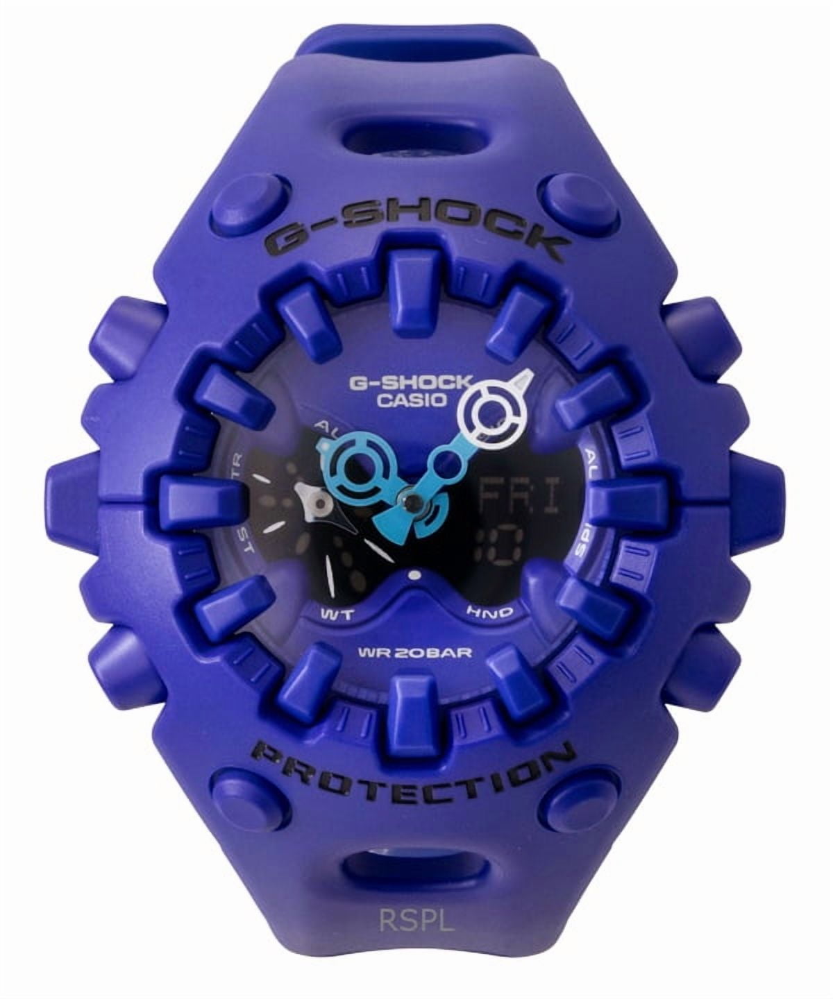 G-Shock GA1000-4B Aviation Black Dial Red Resin Quartz Men's Watch