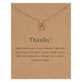 thumbnail image 6 of Fridja Friendship Compass Necklace Butterfly Star Rose Elephant Pendant Chain Necklace with Message Card, 6 of 8
