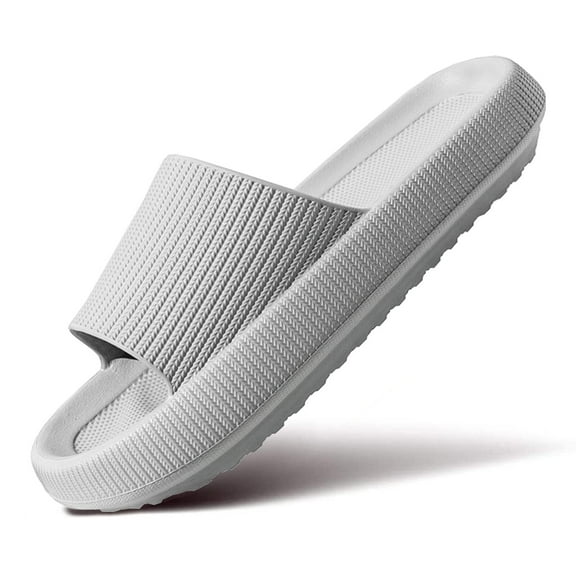 WOTTE Shower Shoes for Womens Mens Quickly Dry Soft Cushion Tick Sole Non Slip Slides Sandal Sandals Bathroom Indoor Outdoor Home