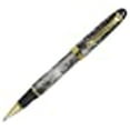 thumbnail image 3 of Abcsea Style Classique Stylo Rollerball Doré - Gris & Blanc, 3 of 5