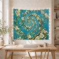 thumbnail image 5 of Flowering Branches in a Spiral, Calming Watercolor for Flower Lovers, Spring Botanical Decor, Housewarming Gift, Tapestry Wall Hanging for Bedroom and Living Room, 5 of 6