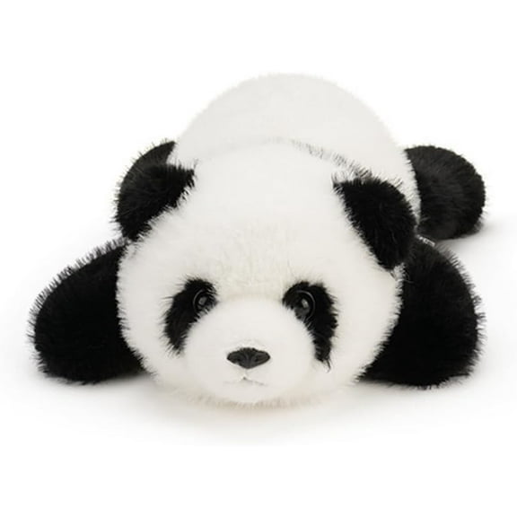 Weighted Panda Stuffed Animals,Lifelike Panda Plush Toys Cute Soft Plushies Gifts for Kids Adults (11.8 inch)