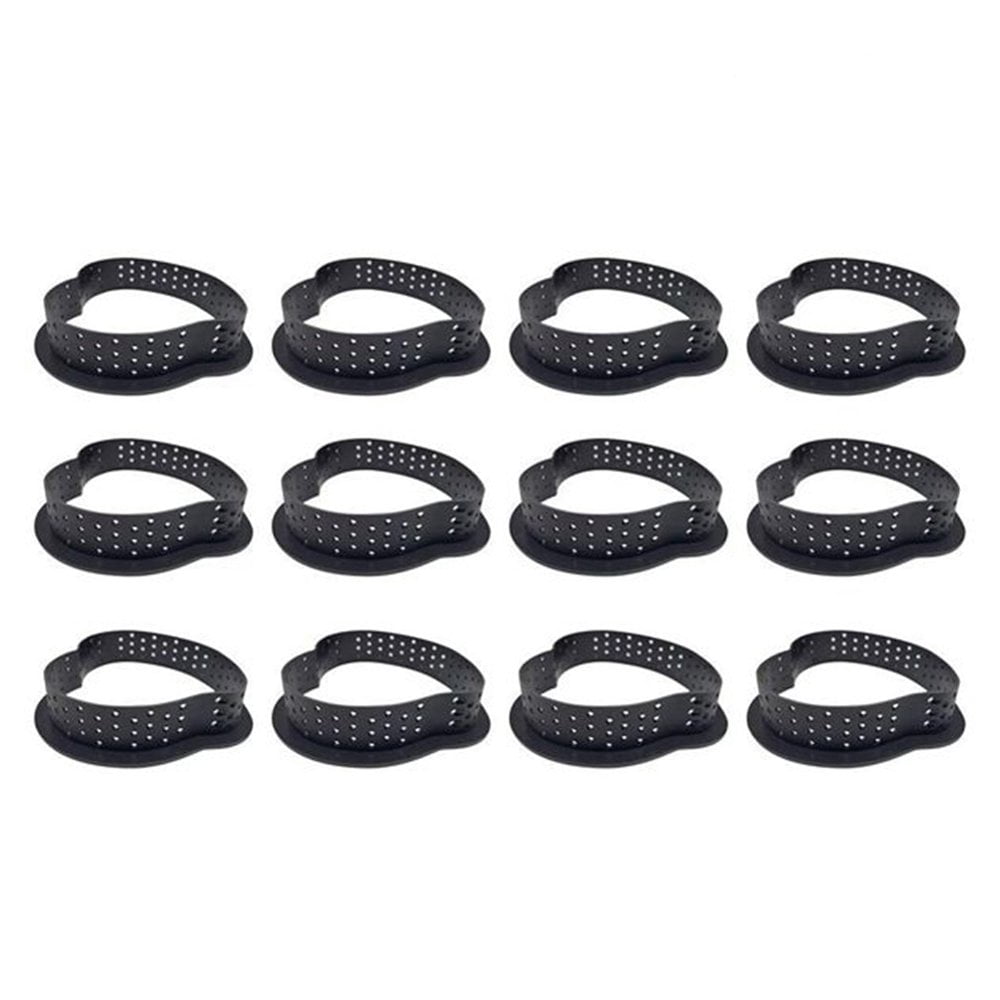 7 Inch Pastry Rings Cake Ring Uxcell Stainless Steel Perforated S - 2 Pack, 7.1 Inch ...