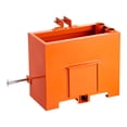 thumbnail image 1 of KFFKFF Ballast Box, 3-Point Category 1 Tractor Ballast of 800 lbs Capacity, Standard 2 Inch Hitch Receiver, Heavy-Duty Steel 3.2 ft³ Large Volume, Orange, 1 of 9