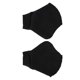 thumbnail image 3 of 2 guantes palmeados de natación con dedos abiertos, guantes de Entrenamiento de natación ajustables con correa para la muñeca para nadar, bucear, negro L, 3 of 12