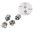thumbnail image 5 of (Multicolor, 2 pares de aretes LED parpadeantes con estilo, colgante de cristal intermitente brillante para fiestas y festivales Sincero Hogar, 5 of 5