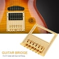 thumbnail image 2 of Metal Roller Saddle Bridge Humbucker Pickup Mount for ST Guitar Replacement Parts(Gold), 2 of 8