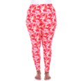 thumbnail image 4 of White Mark Women's Plus Size Super Soft Heart Print Leggings, 4 of 4