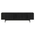 thumbnail image 4 of Evelyn&Zoe Abington Rectangular TV Stand for TV's up to 75", Black Grain, 4 of 8
