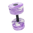 thumbnail image 1 of Mancuernas de espuma EVA portátiles para ejercicios acuáticos para adultos blanco violeta, 1 of 9