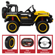 thumbnail image 4 of Montable Electrico Camioneta Para Niños Control Remoto Luz 12v - Amarillo, 4 of 7