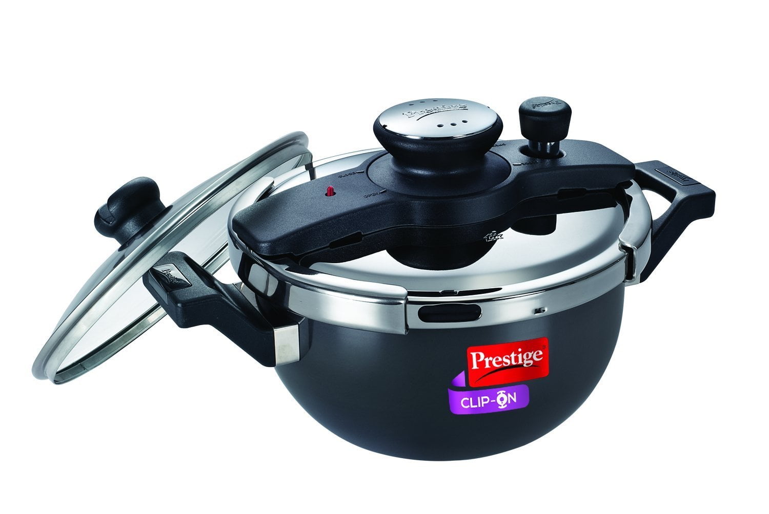 prestige clip on pressure cooker 2 ltr