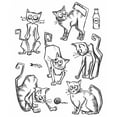 thumbnail image 2 of Tim Holtz Cling Stamps 7"X8.5"-Crazy Cats, 2 of 2