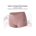 thumbnail image 5 of INNERSY Women's Cotton Boyshorts Under The Bump Pregnancy Postpartum Maternity Underwear 4 Pack(S,Violet Gradient), 5 of 10