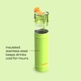 thumbnail image 6 of Bubba Water Bottle, 24 Oz, Stainless Steel, Vacuum Insulated Leakproof, DualSip 2-Way Lid, Glow Up, 6 of 9