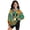 Boston Terrier Teal, variant on COEQINE Quarter Zip Sweatshirt for Girls with Collar, Long Sleeve Loose Fit Pullover, Printed Style and Soft Polyester, Machine Washable for 13-14 Years Old, Leopard Print Gray
