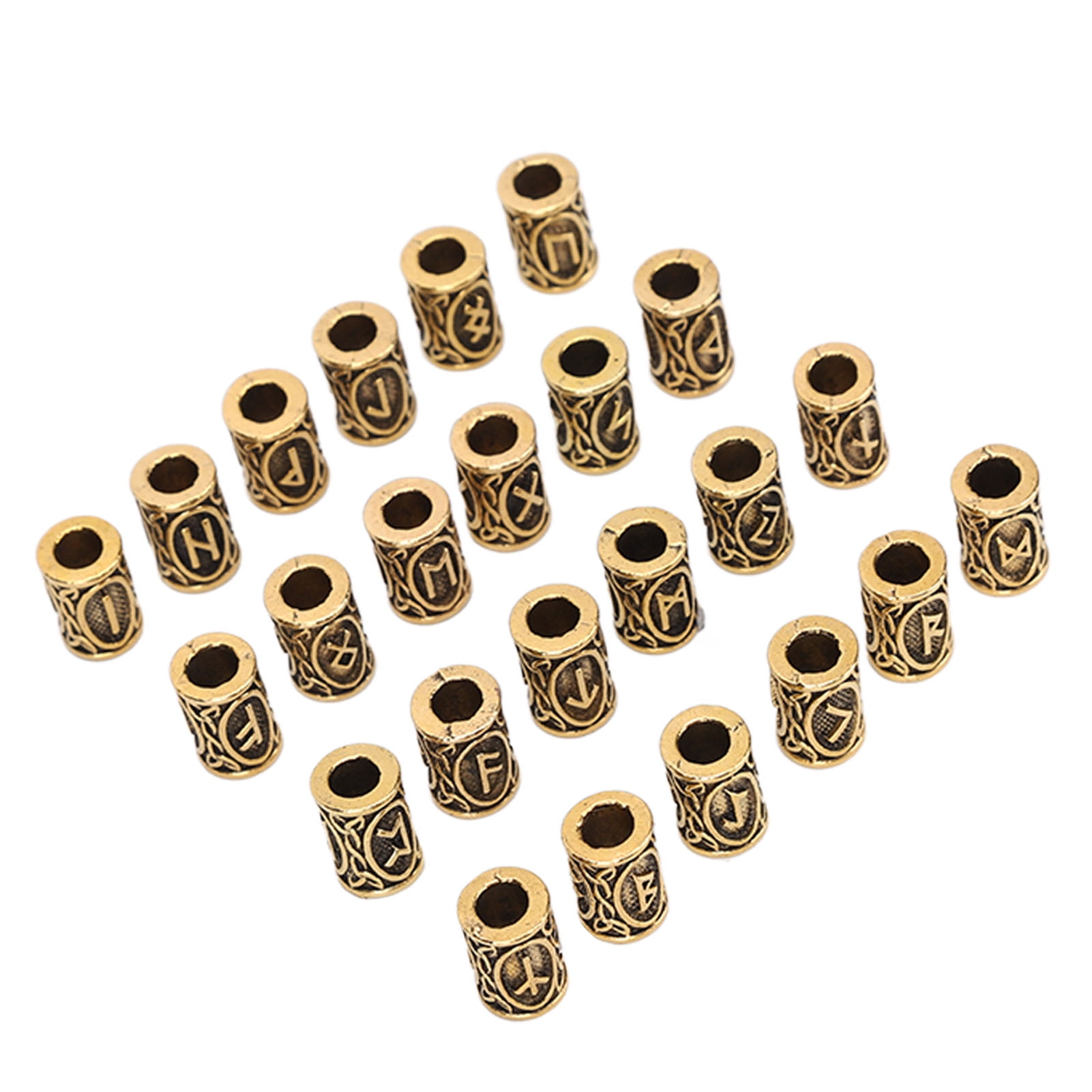 Gold beard beads best sale
