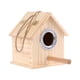 thumbnail image 2 of Casa nido de madera para pájaros con poste colgante, cabaña nido para patio con árbol 215 cm x 16 cm x 183 cm, 2 of 9