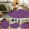 thumbnail image 6 of 7ft Round Rug, Non-Skid Rubber Backing Large Area Rugs - Living Room Bedroom Home Office, Indoor Floor Mat Carpets Washable Rug, 6 of 9