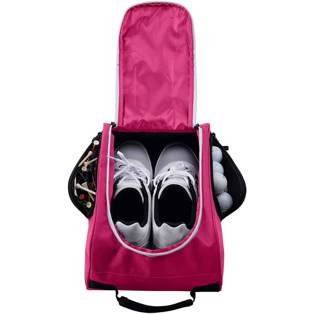 Athletico Golf Shoe Bag Zippered Shoe Carrier Bags With Ventilation