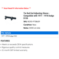 thumbnail image 2 of Tie Rod End Adjusting Sleeve - Compatible with 1977 - 1978 Dodge D150, 2 of 2