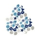 thumbnail image 3 of 50 pequeños recortes de madera náuticos para decorar fiestas costeras, suministros de bricolaje, manualidades con temática de playa, adornos de madera Azul, 3 of 8