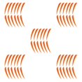thumbnail image 3 of ZheElen 12pcs 3inch Archery Turkey Feathers Fletchings Vanes Orange 3 Inch 5Set, 3 of 6