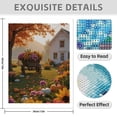 thumbnail image 3 of Diamond Art Kit for Adults, Autumn Harvest Flowers Cottage Scene Diamond Painting for Adults Beginners, DIY Diamond Art Painting Kits, 5D Diamond Painting Crafts for Home Decor 12x16 Frameless, 3 of 7