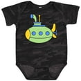 thumbnail image 3 of Inktastic Cute Green Submarine Boys or Girls Baby Bodysuit, 3 of 5