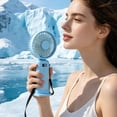 thumbnail image 4 of Portable Handheld Rechargeable Mini with Digital Display, 3 Speeds, Quiet Small Personal for Travel Office Outdoor, 4 of 5
