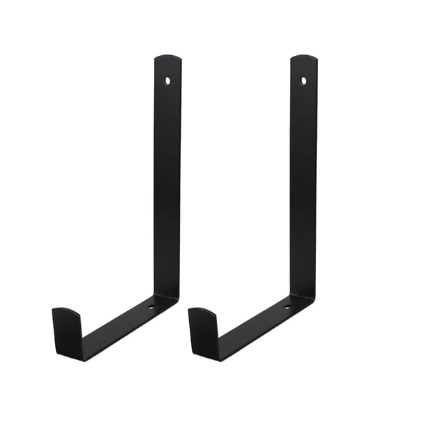 1 par de soportes para plantas, ganchos para macetas de pared (con 2 anclajes)