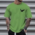 thumbnail image 2 of FUZHIQ Plus Size T Shirts for Men Pack Lightweight Slim Fit Crewneck Holiday Tees Workout Gym Shirts, Short Sleeve Active Running Athletic Tee Tops,M, 2 of 5