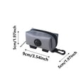 thumbnail image 3 of BotaniNest Poop Holder With Carabiner Portable Leash Waste Dispenser In Black And Gray For, 3 of 6