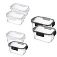 thumbnail image 5 of KYAIGUO 5.9x2.6x3.2inch Transparent Food Storage Containers Portable Boxes with Lids Fruit Container for Refrigerator for School, Work, And Trave, 5 of 5