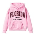 thumbnail image 4 of Zylarhe Boys Sweatshirts Girl Boy Hoodie Long Sleeve Soft Sweatshirt Graphic Hoody Kids Cute Pullovers Top Clothes for Girls with Cute Design Pink 12-13 Years, 4 of 4