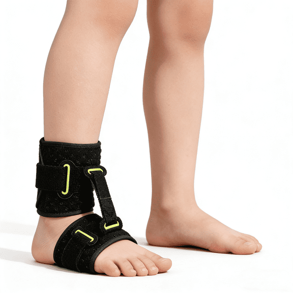 Adjustable Kids Drop Foot Brace AFO, Children Ankle Stabilizer for Walking Gait Correction, Pain Relief for Achilles Tendon, Cerebral Palsy & Nerve Damage, Suitable for 5-15 Years Old 1Pcs