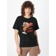 thumbnail image 1 of Camiseta informal de cuello redondo para mujer con estampado gráfico "for Man Eater", elasticidad media, manga corta a la moda para primavera/verano/otoño, ideal para practicar deporte., 1 of 5